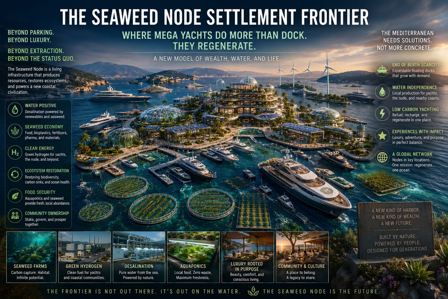 Megayachts build climte repair sanctuaries