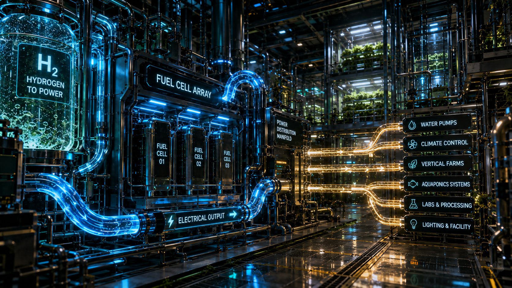 Hydrogen Fuel-Cell Room